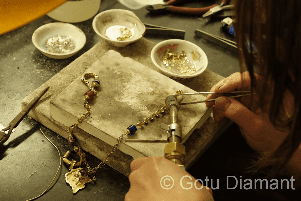 Ketting reparatie gotu diamant